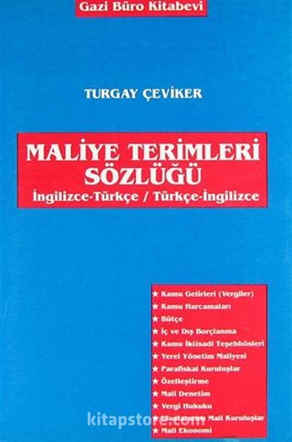 Maliye Terimleri Sözlüğü