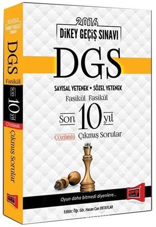 2016 DGS Sayısal Yetenek-Sözel Yetenek Fasikül Fasikül Son 10 Yıl Çözümlü Çıkmış Sorular