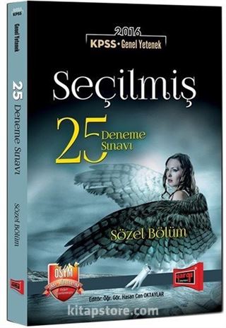 2016 KPSS Genel Kültür Sözel Seçilmiş 25 Deneme Sınavı