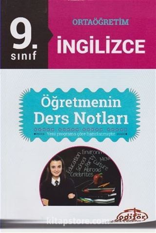 9. Sınıf Ortaöğretim İngilizce Öğretmenin Ders Notları