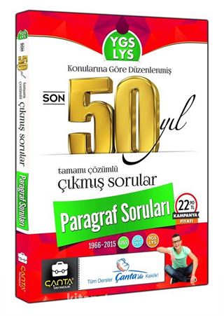 YGS - LYS PAragraf Soruları Son 50 Yıl Tamamı Çözümlü Çıkmış Sorular