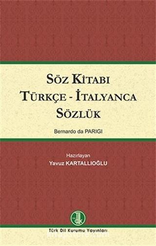 Söz Kitabı Türkçe - İtalyanca Sözlük