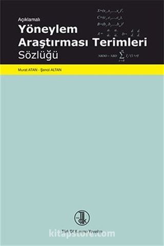 Açıklamalı Yöneylem Araştırması Terimleri Sözlüğü