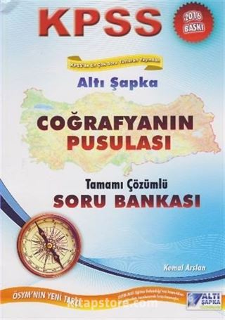 2016 KPSS Coğrafyanın Pusulası Tamamı Çözümlü Soru Bankası