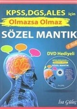 KPSS ALES DGS İçin Olmazsa Olmaz Sözel Mantık (Dvd Hediyeli)