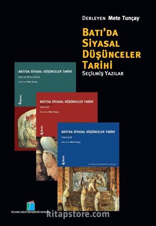 Batı'da Siyasal Düşünceler Tarihi (3 Cilt Kutulu)