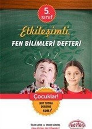 5. Sınıf Etkileşimli Fen Bilimleri Defteri