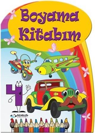 Boyama Kitabım 4 (Şekilli Kesim)