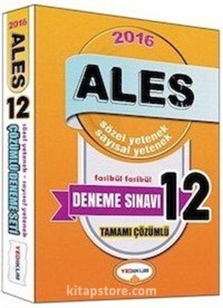 2016 ALES Sözel Yetenek Sayısal Yetenek Fasikül Fasikül 12 Deneme Sınavı