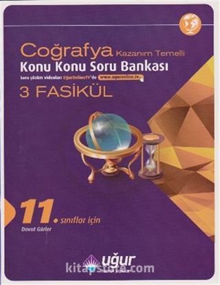 11. Sınıflar İçin Coğrafya Konu Konu Soru Bankası (3 Fasikül)