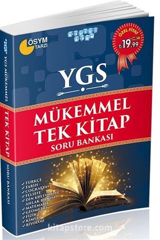 YGS Mükemmel Tek Kitap Soru Bankası