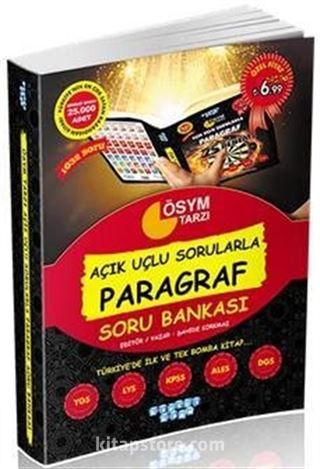 Açık Uçlu Sorularla Paragraf Soru Bankası (YGS-LYS-KPSS-ALES-DGS)