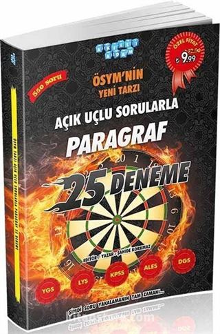 Açık Uçlu Sorularla Paragraf 25 Deneme (YGS-LYS-KPSS-ALES-DGS)