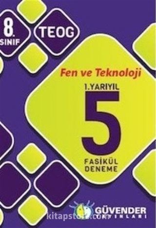 8. Sınıf TEOG Fen ve Teknoloji 1. Yarıyıl 5 Fasikül Deneme