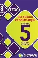 8. Sınıf TEOG Din Kültürü ve Ahlak Bilgisi 1. Yarıyıl 5 Fasikül Deneme