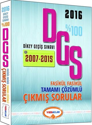 2016 DGS Tamamı Çözümlü Fasikül Fasikül