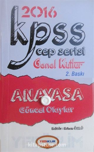 2016 KPSS Cep Serisi Genel Kültür (5 Kitap)