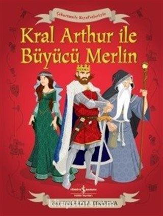 Çıkartmalı Kıyafetleriyle Kral Arthur ve Büyücü Merlin