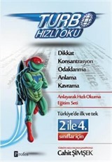 Turbo Hızlı Oku 2-4. Sınıflar Dikkat ve Hızlı Okuma (Tek Kitap)