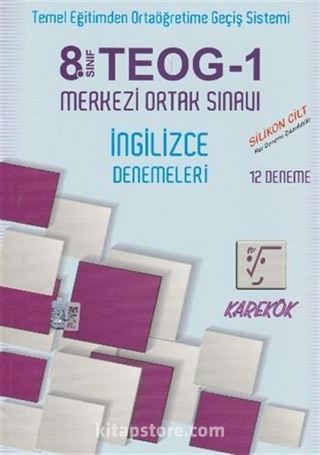 8. Sınıf TEOG 1 İngilizce Denemeleri (12 Deneme)