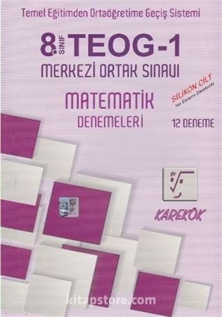 8. Sınıf TEOG 1 Matematik Denemeleri (12 Deneme)