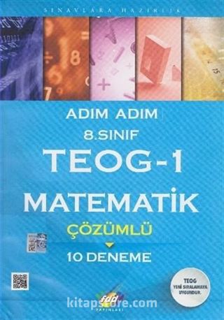 Adım Adım 8. Sınıf TEOG 1 Matematik Çözümlü 10 Deneme