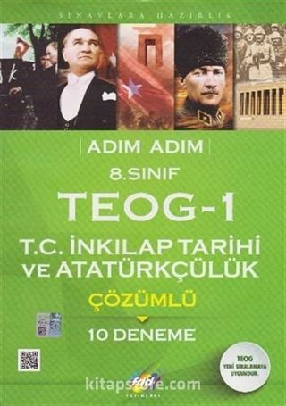 8. Sınıf TEOG 1 T.C. İnkılap Tarihi ve Atatürkçülük Çözümlü 10 Deneme