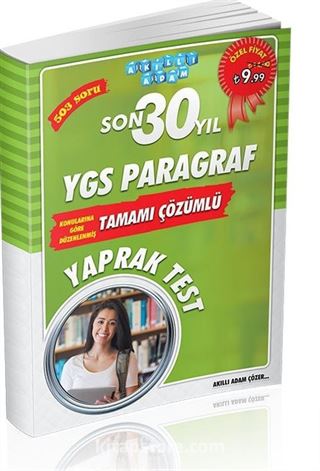 Son 30 Yıl YGS Paragraf Tamamı Çözümlü Yaprak Test