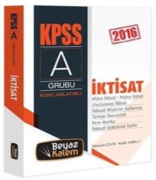 2016 KPSS A Grubu İktisat Konu Anlatımlı