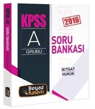 2016 KPSS A Grubu İktisat-Hukuk Soru Bankası