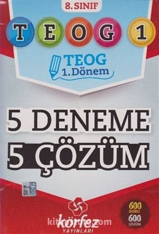 8. Sınıf TEOG 1 1. Dönem 5 Deneme 5 Çözüm