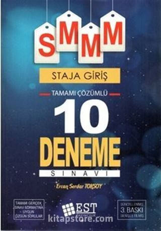 SMM Staja Başlama Tamamı Çözümlü 10 Deneme Sınavı