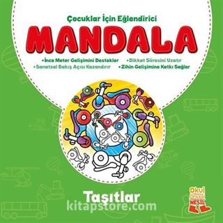 Taşıtlar - Çocuklar İçin Eğlendirici Mandala