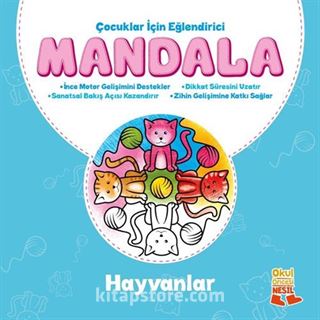 Hayvanlar - Çocuklar İçin Eğlendirici Mandala