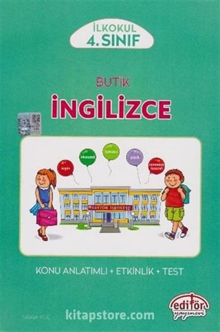 İlkokul 4. Sınıf Butik İngilizce Konu Anlatımlı