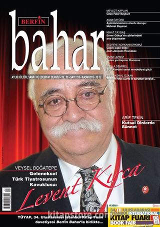 Berfin Bahar Aylık Kültür Sanat ve Edebiyat Dergisi Kasım 2015 Sayı:213