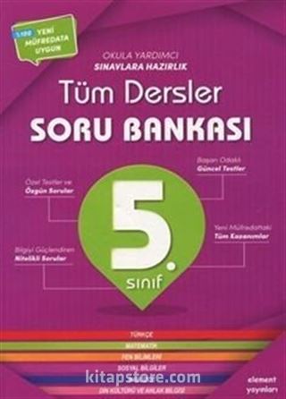 5. Sınıf Tüm Dersler Soru Bankası