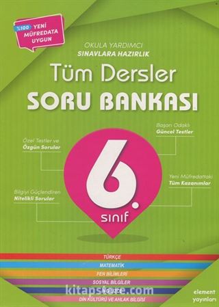 6. Sınıf Tüm Dersler Soru Bankası