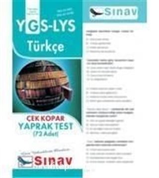 YGS-LYS Türkçe Çek Kopar Yaprak Test (72 Adet)