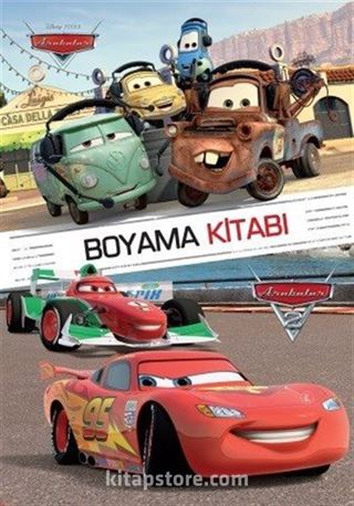 Disney Arabalar Boyama Kitabı