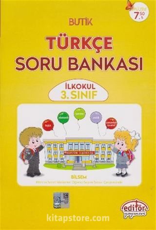 İlkokul 3. Sınıf Butik Türkçe Soru Bankası