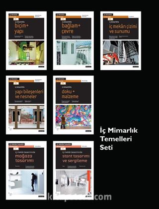 İç Mimarlık Temelleri Seti (7 Kitap)