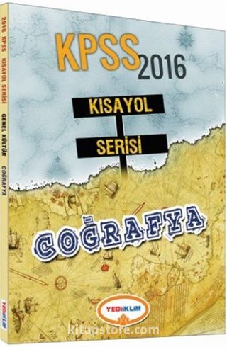 2016 KPSS Coğrafya Kısayol Serisi