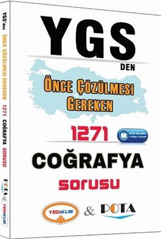 YGS'den Önce Çözülmesi Gereken 1271 Coğrafya Sorusu