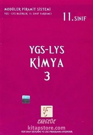 YGS - LYS (11. Sınıf) Kimya 3 Konu Anlatımlı