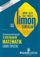 KPSS-ALES-DGS-YGS'ye Matematik Limon Sorular Çözümlü