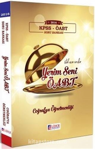 2016 KPSS-ÖABT Yerim Seni ÖABT Coğrafya Öğretmenliği Soru Bankası (ÖABT-COĞ-SB-111)