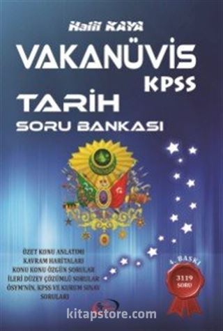 2016 KPSS Vakanüvis Tarih Soru Bankası