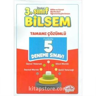 3. Sınıf Bilsem Tamamı Çözümlü 5 Deneme Sınavı