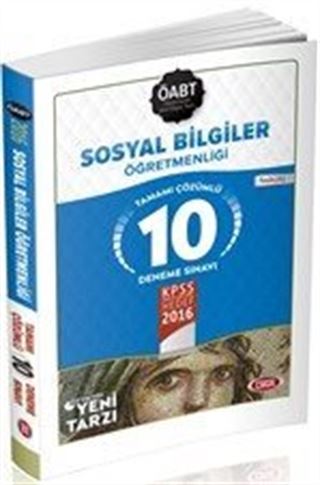 2016 KPSS ÖABT Sosyal Bilgiler Öğretmenliği Tamamı Çözümlü 10 Deneme Sınavı